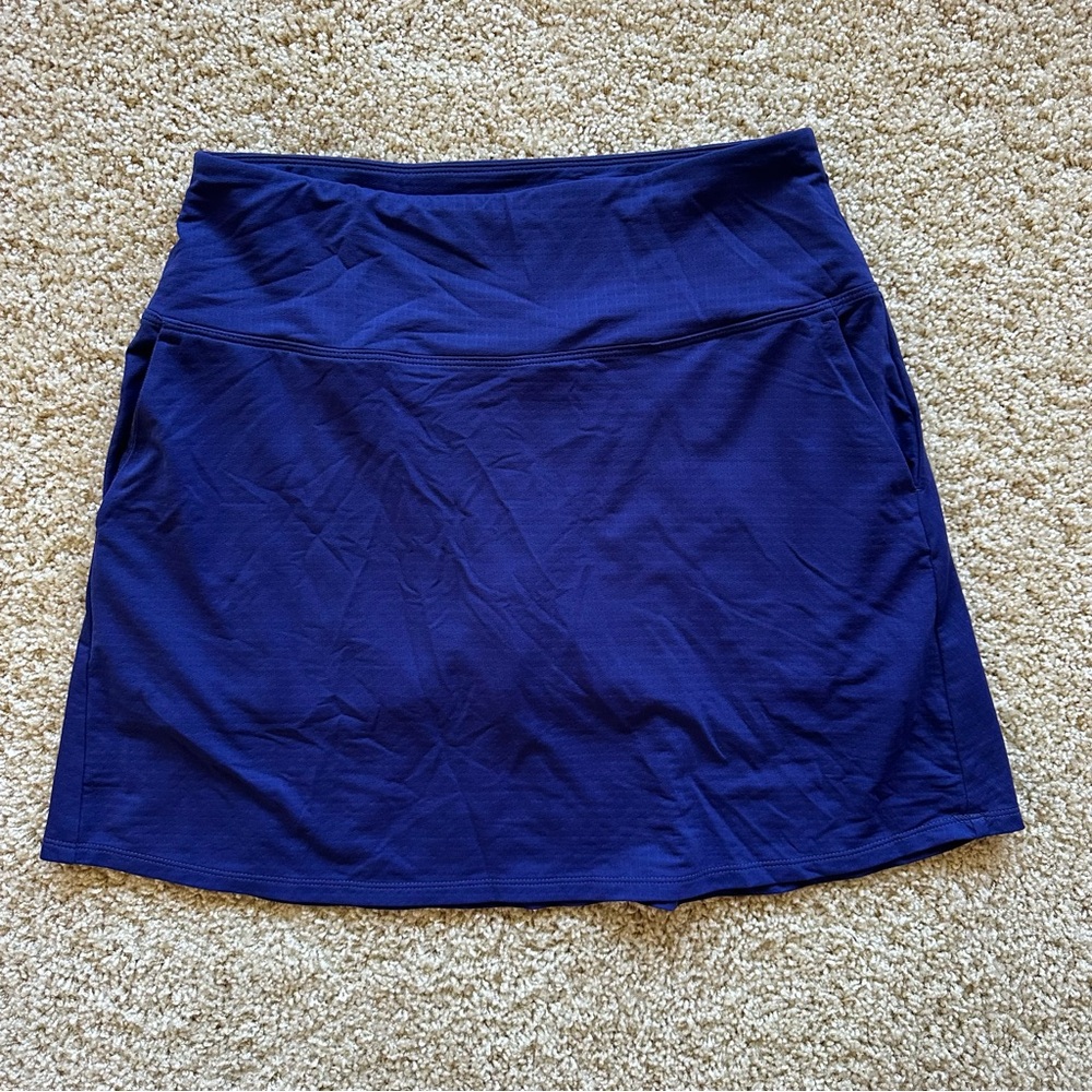 IBKUL Women’s‎ Active Skort Small Blue UPF 50+ Golf Tennis Skirt Built-In Shorts